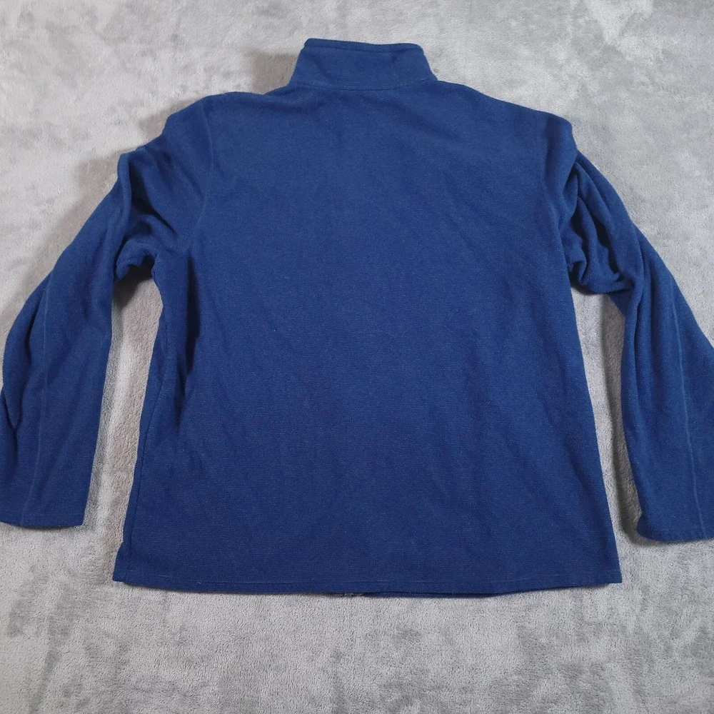 LL Bean Jacket‎ Mens XL Blue Fleece Slightly Fitted Full Zip Gorpcore 502814